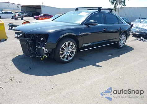 2014 Audi A8 L 4.0T z USA, uszkodzony, nr VIN WAUR2AFD2EN005502
